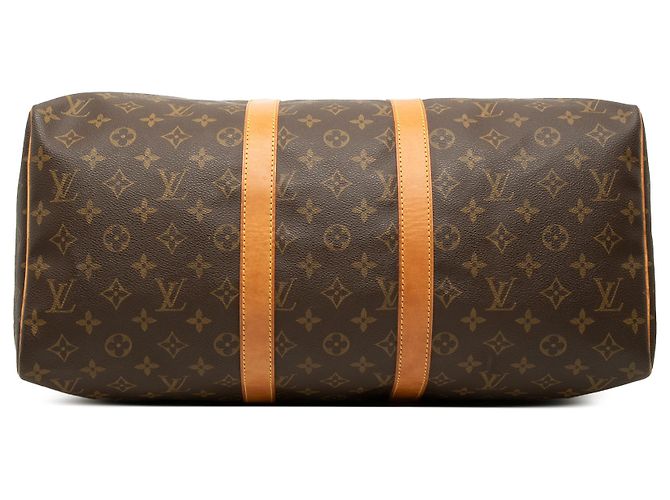Louis Vuitton Brown Monogram Keepall 45 Marron - vue 3