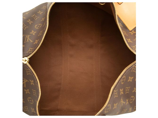 Louis Vuitton Brown Monogram Keepall 45 Marron - vue 4