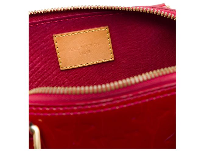 Louis Vuitton Red Monogram Vernis Alma BB Rot - Ansicht 5