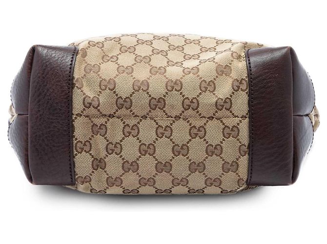 Borsa Tote Gucci Beige GG Canvas GG Charm - vista 3