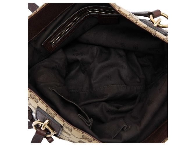 Borsa Tote Gucci Beige GG Canvas GG Charm - vista 4