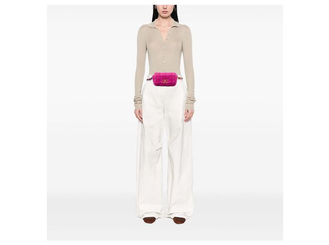 Chanel 19 Gürteltasche aus rosa Tweed Pink - Ansicht 5