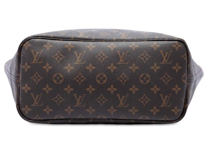 Louis Vuitton Brown Monogram Neverfull MM Marron - vue 3