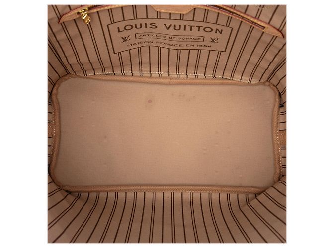 Louis Vuitton Brown Monogram Neverfull MM Marron - vue 4