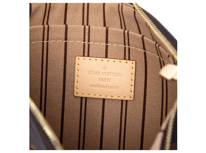 Louis Vuitton Brown Monogram Neverfull MM Pouch Braun - Ansicht 5