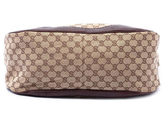 Gucci Charlotte Shopper aus beigem GG Canvas - Ansicht 3
