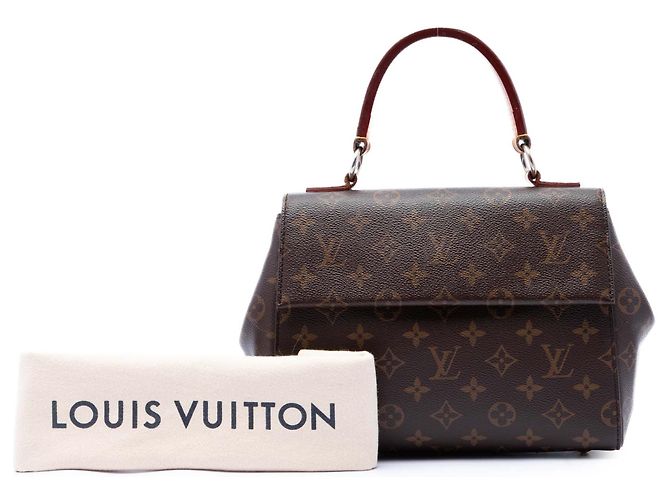 Louis Vuitton Brown Monogram Cluny BB Castaño - vista 7