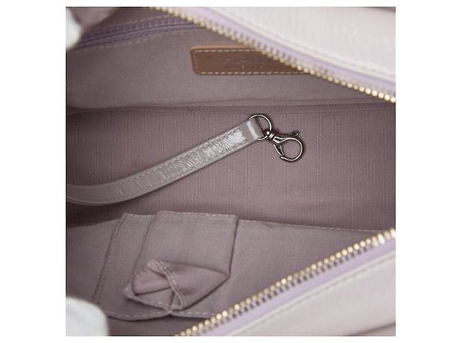 Chanel Gabrielle Hobo Small aus grau gestepptem Kalbsleder Braun - Ansicht 4
