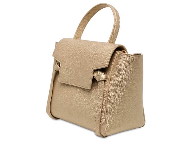 Belt Bag Céline Bolsa de cintura Celine Gold Nano em couro de bezerro granulado Dourado - vista 2