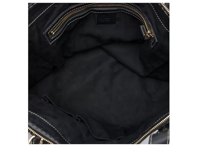 Sac à main Gucci Boule avec poignée supérieure en cuir de veau noir et blason - vue 4