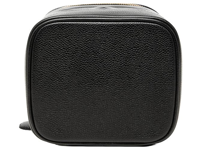 Chanel Black CC Caviar Vanity Case Schwarz - Ansicht 3