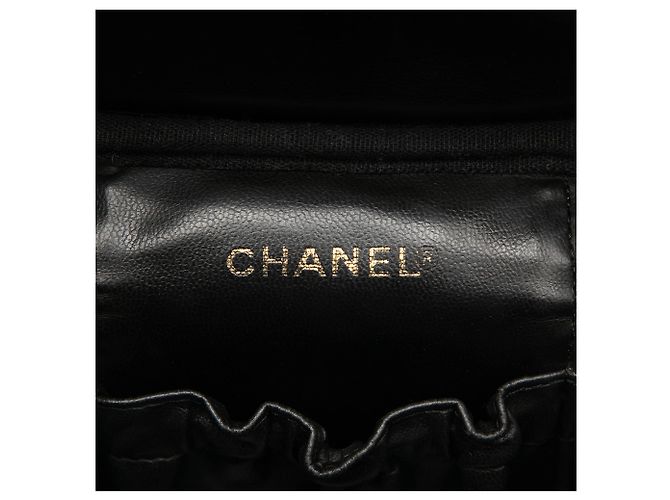 Chanel Black CC Caviar Vanity Case Schwarz - Ansicht 5