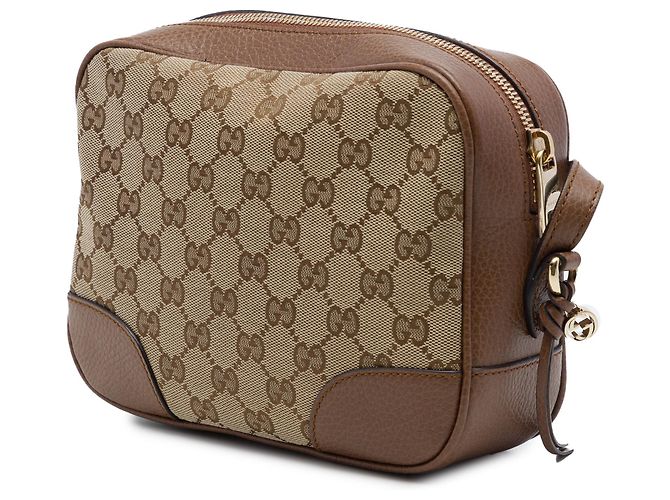 Gucci Beige GG Canvas Bree Crossbody - vista 2