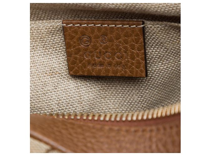 Gucci Beige GG Canvas Bree Crossbody - vista 5