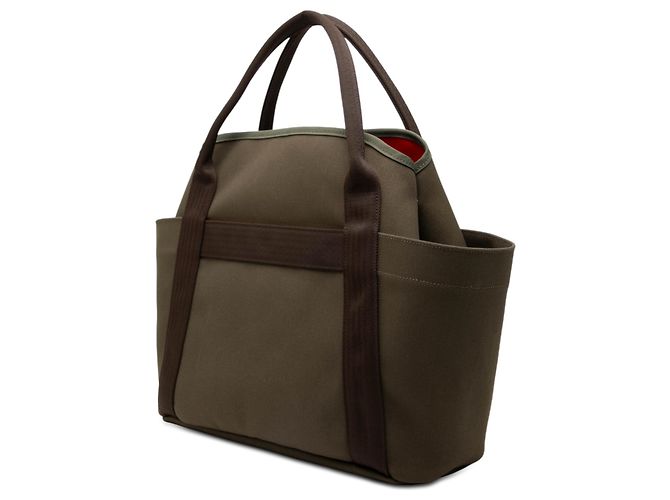 Hermès Brown Toile Sac de Pansage Grooming Bag Castaño Caqui - vista 2