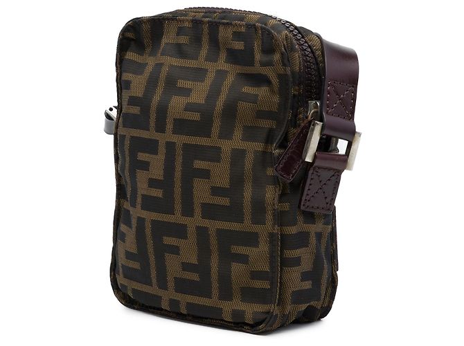 Fendi Brown Zucca Canvas Crossbody-Tasche Braun - Ansicht 2