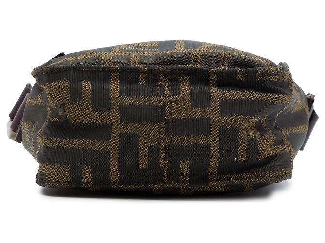 Fendi Brown Zucca Canvas Crossbody-Tasche Braun - Ansicht 3