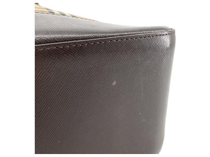 Zaino Burberry Beige Haymarket Check Canvas - vista 17