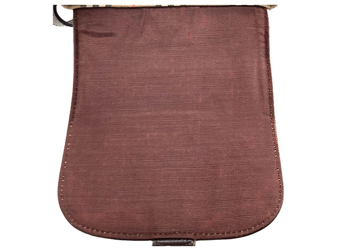 Zaino Burberry Beige Haymarket Check Canvas - vista 9