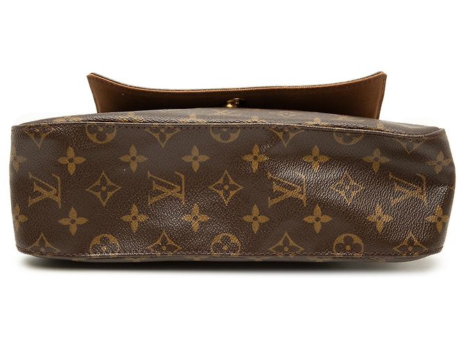 Louis Vuitton Brown Monogram Mini Looping Marrone - vista 3