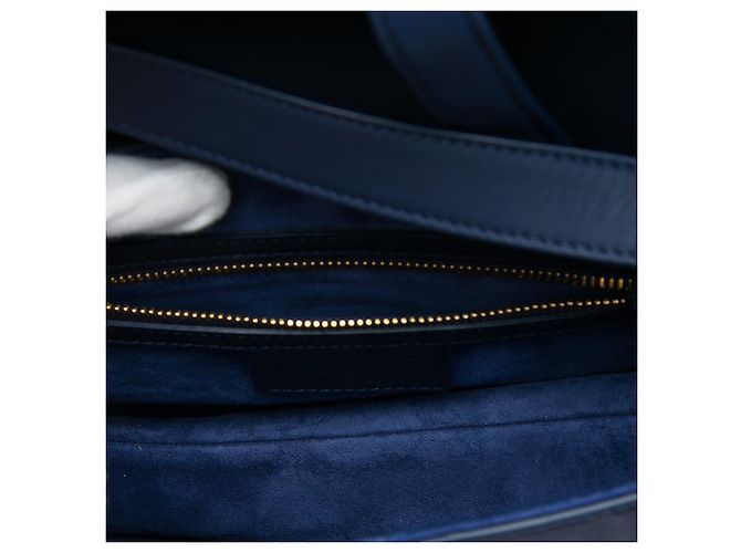 Bolsa Saddle Dior em couro de bezerro ultra mate azul Azul escuro - vista 4