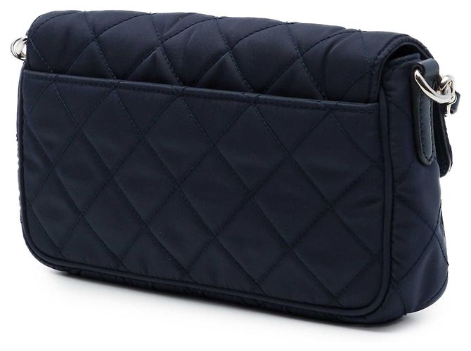 Prada Blue Impuntu Tessuto Crossbody Blu navy - vista 2