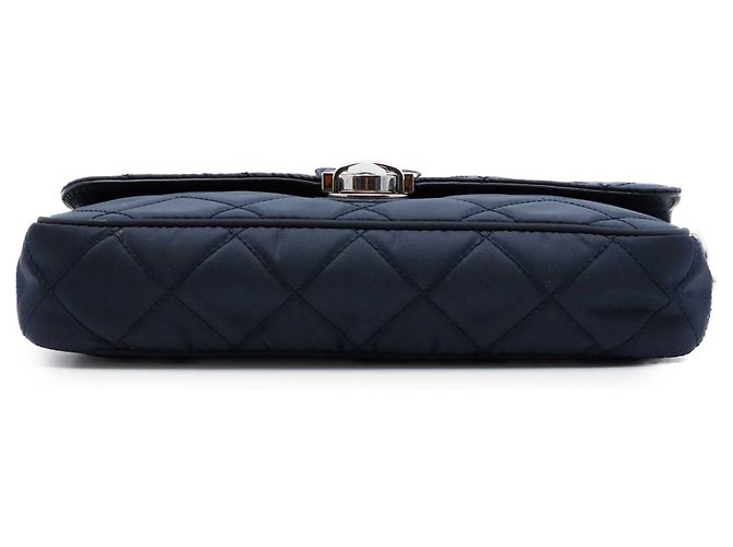 Prada Blue Impuntu Tessuto Crossbody Blu navy - vista 3