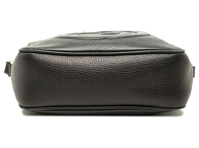Gucci Soho Disco Crossbody in pelle di vitello nera Nero - vista 3