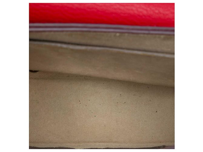 Chloé Mini Borsa a Tracolla Drew in Pelle Rossa Rosso - vista 4