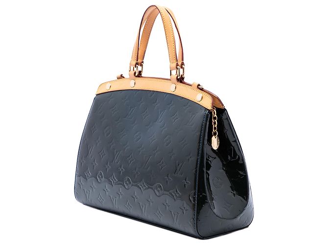 Louis Vuitton Blue Monogram Vernis Brea MM Blau Dunkelblau - Ansicht 2