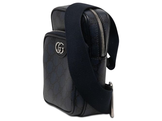 Gucci Mini GG Supreme Ophidia Sling Blau Marineblau - Ansicht 2