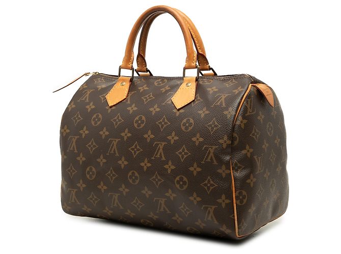 Louis Vuitton Brown Monogram Speedy 30 Castaño - vista 2