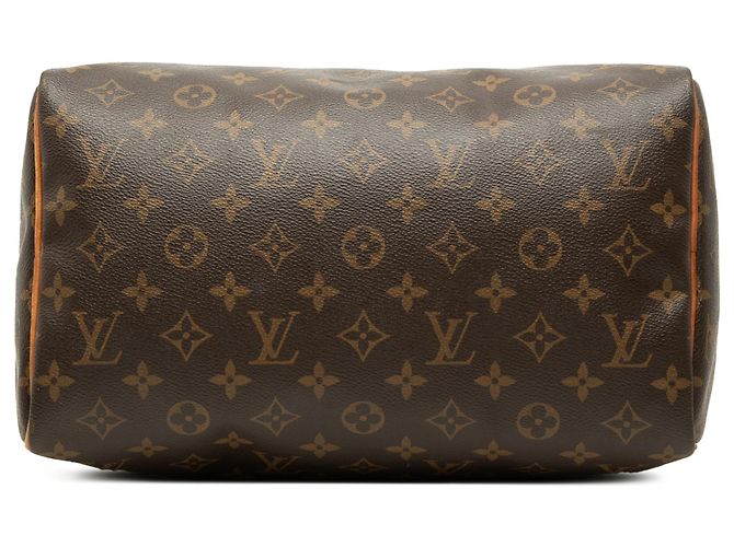 Louis Vuitton Brown Monogram Speedy 30 Castaño - vista 3