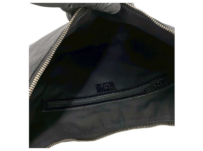 Borsa Hobo Gucci in tela GG nera Nero - vista 3