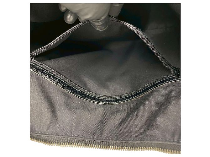 Borsa Hobo Gucci in tela GG nera Nero - vista 4