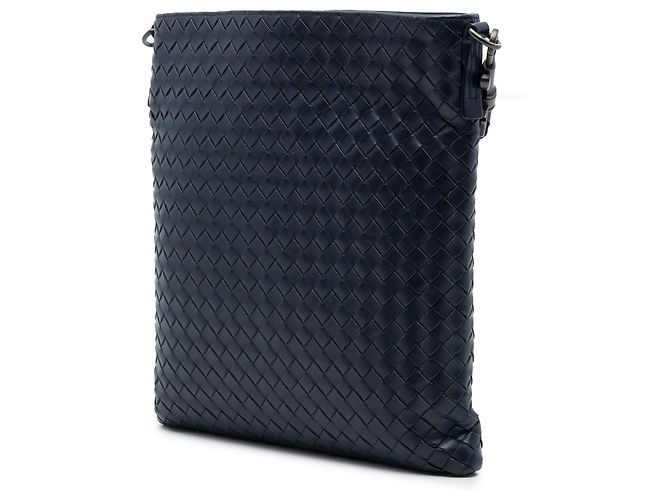 Bottega Veneta Borsa a tracolla VN in Nappa Intrecciato blu - vista 2