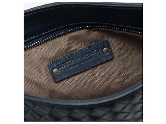 Bottega Veneta Borsa a tracolla VN in Nappa Intrecciato blu - vista 5