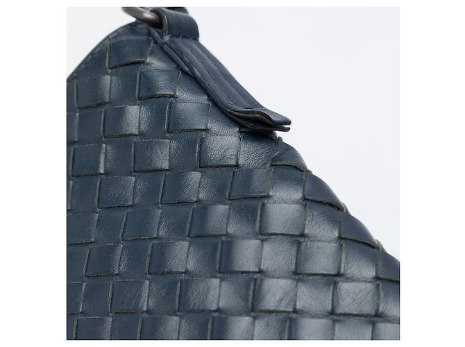 Bottega Veneta Borsa a tracolla VN in Nappa Intrecciato blu - vista 6