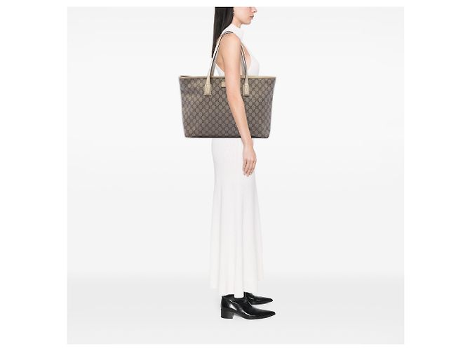 Gucci Beige Medium GG Supreme Tote - Ansicht 6