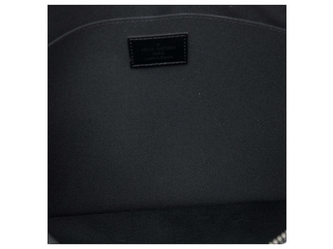 Louis Vuitton Black Damier Graphite Pochette Jour GM Nero - vista 4