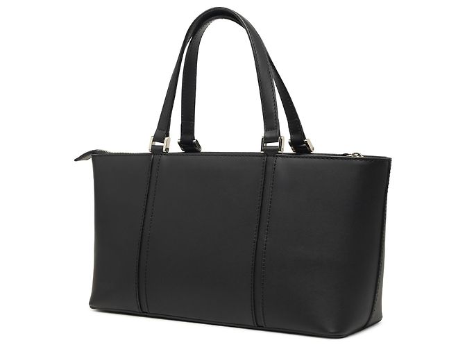 Burberry Tote aus schwarzem Leder - Ansicht 2