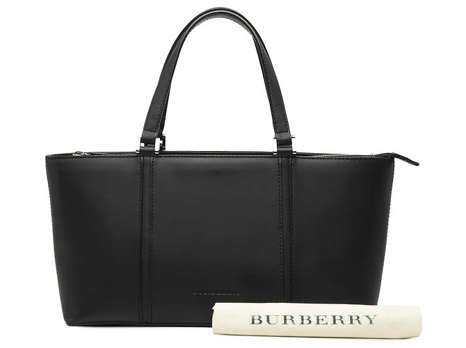 Burberry Tote aus schwarzem Leder - Ansicht 7
