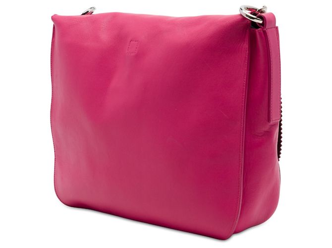 LOEWE Pink Nappa Anagram Tassel Crossbody Rosa - vista 2