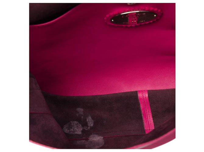 LOEWE Pink Nappa Anagram Tassel Crossbody Rosa - vista 4