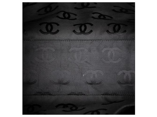 Sac à main Chanel Black CC Lambskin Wild Stitch Noir - vue 4