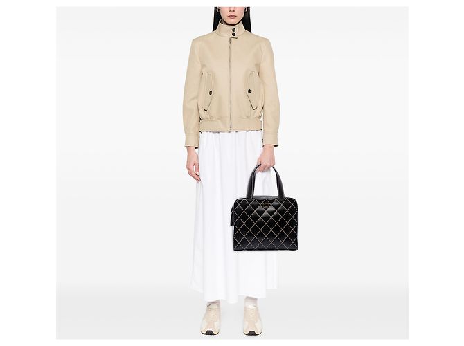 Sac à main Chanel Black CC Lambskin Wild Stitch Noir - vue 6