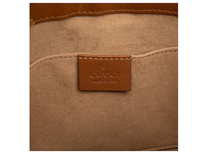 Gucci Beige Small GG Supreme Padlock Tote - Ansicht 5