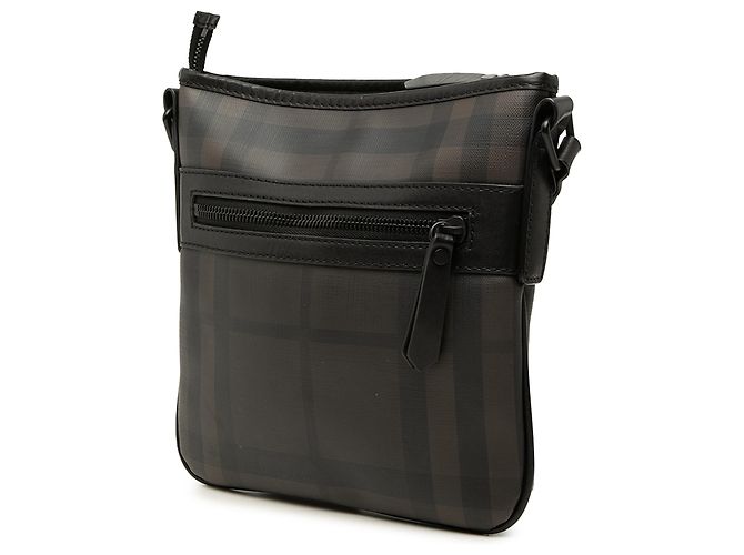 Burberry Brown Smoke Check Coated Canvas Beckley Crossbody Braun Dunkelbraun - Ansicht 2