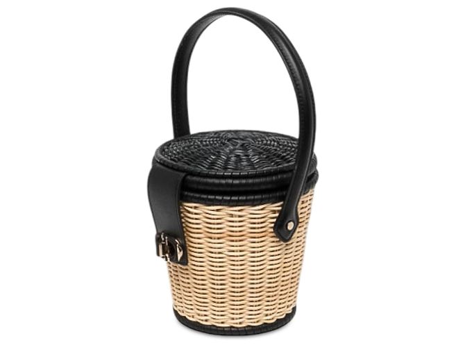 Bolso Bucket Dior de Mimbre Beige CD - vista 2
