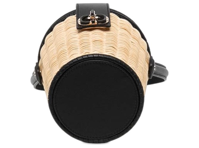 Bolso Bucket Dior de Mimbre Beige CD - vista 3